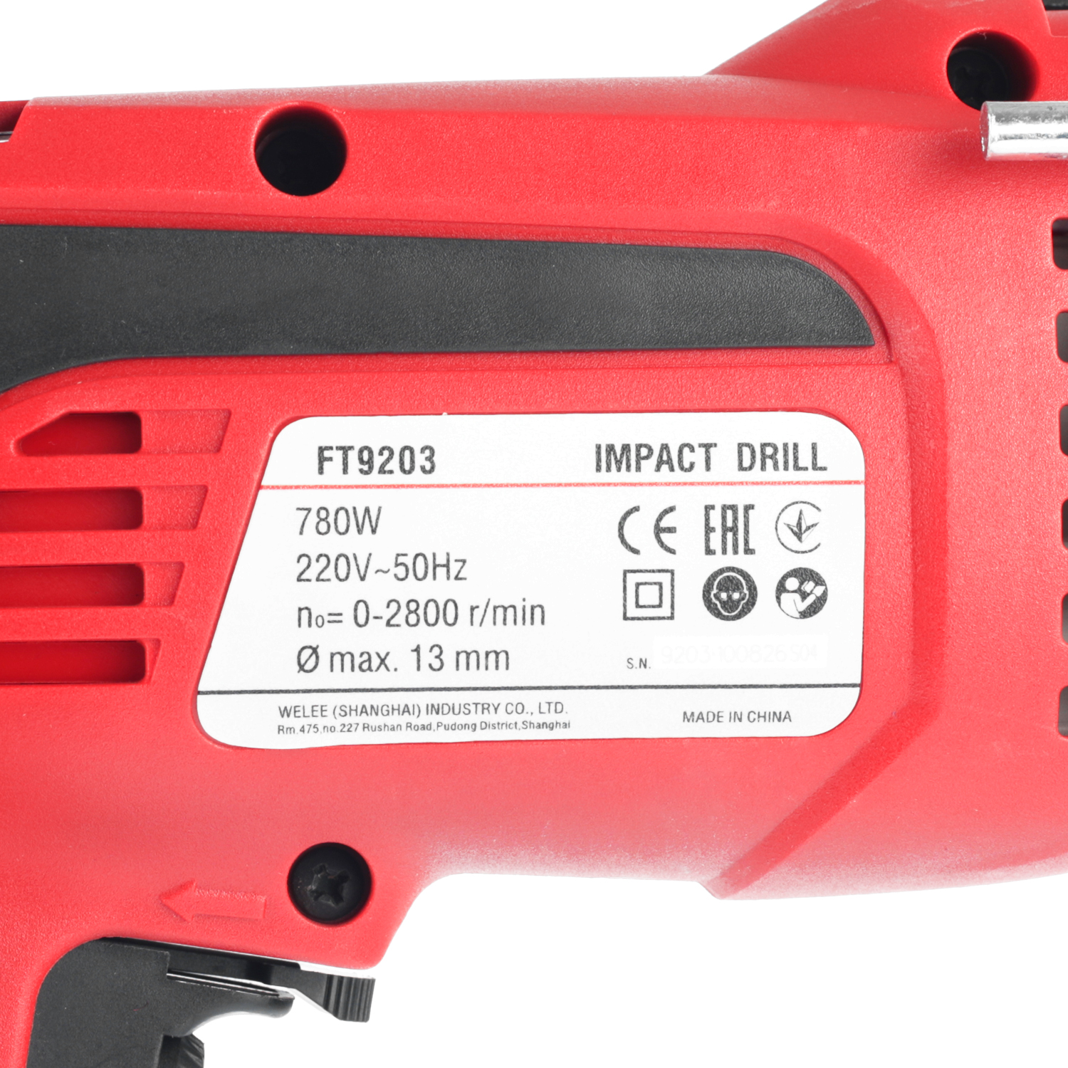 FT9203 Ударная дрель 780 9203 #