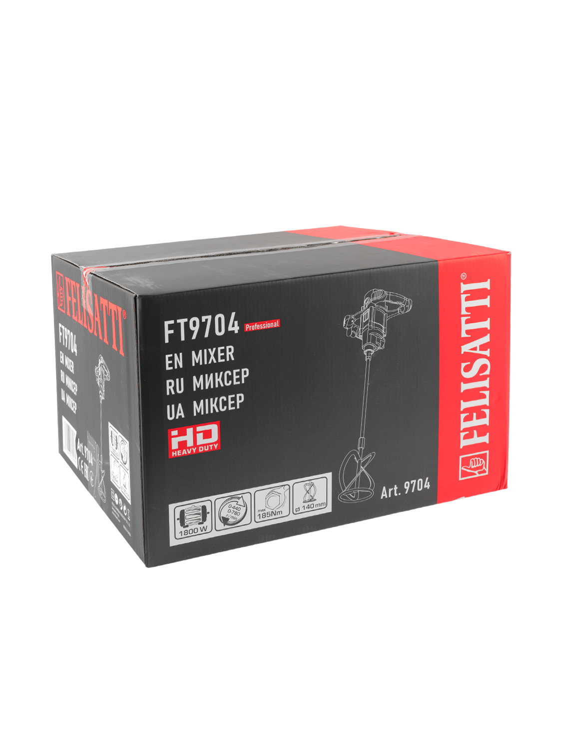 FT9704 Миксер строительный 140/1800 9704 #