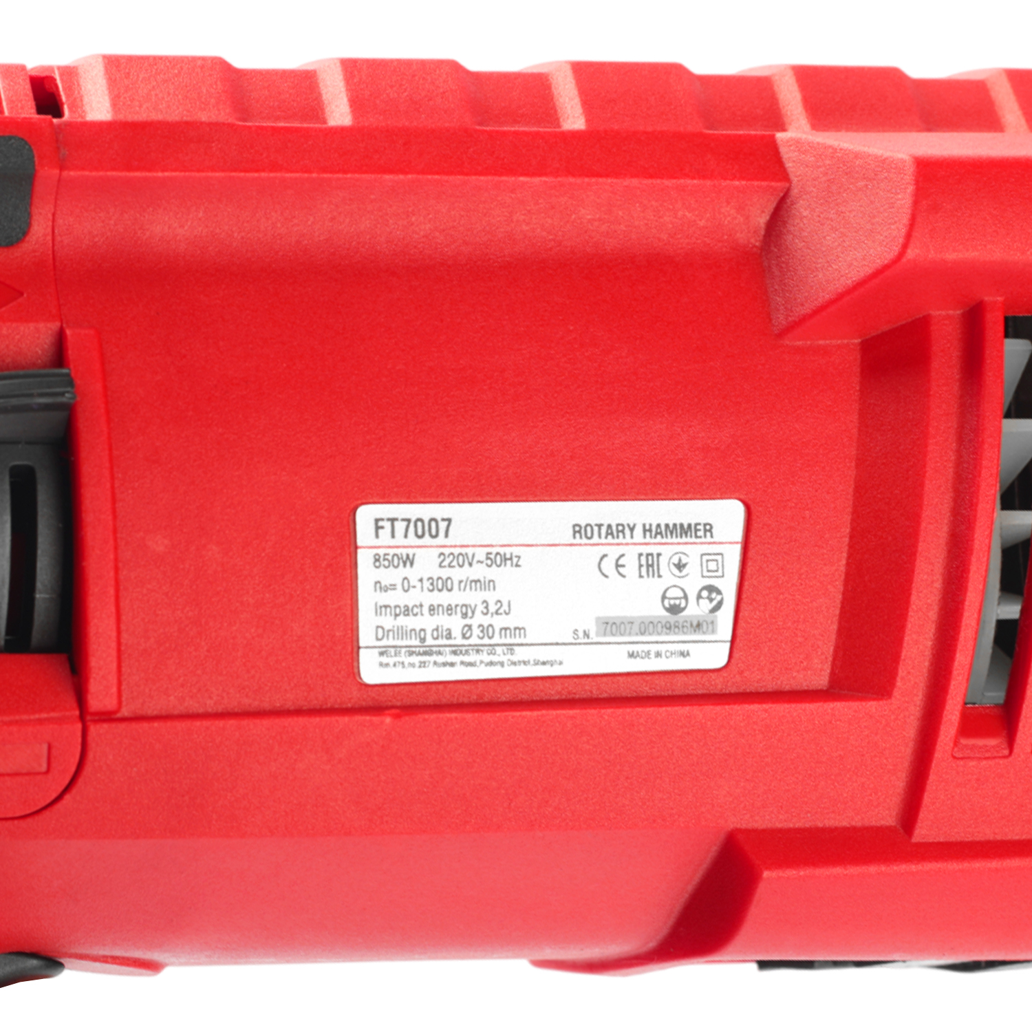 FT7007 Перфоратор SDS plus 30/850 7007 #