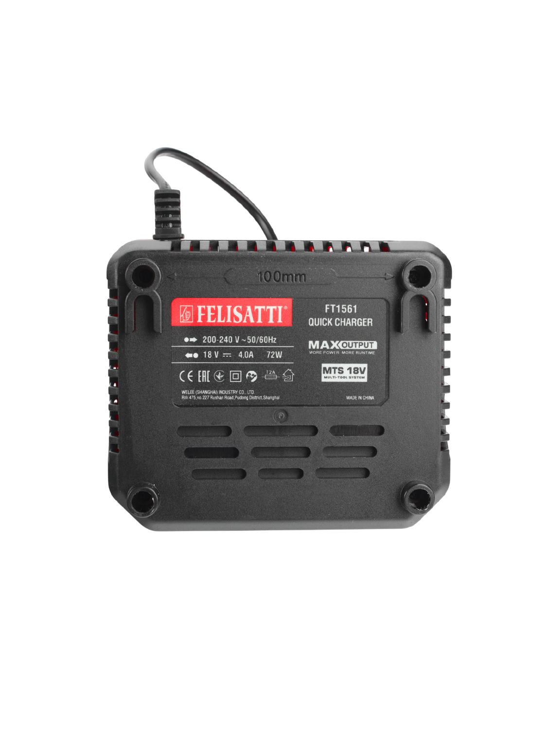 Набор FELISATTI 18В: шуруповерт FT1610 (60 Нм) + гайковерт FT1616 (380 Нм) + перфоратор FT1578 (2 Дж) + 3 АКБ 4 А·ч + ЗУ 161016161578 #