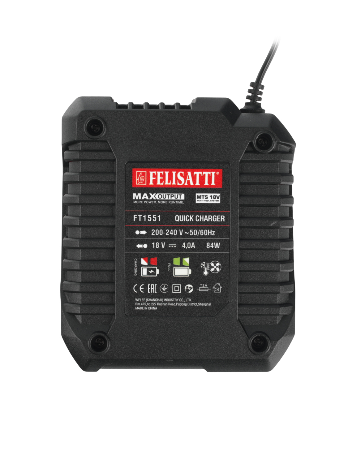 FT1551 Зарядное устройство 18В (4А) COOL 15510000 #