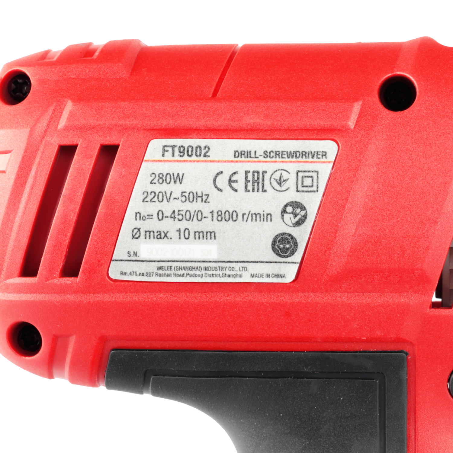 FT9002 Сетевая дрель-шуруповерт 10/260 9002 #